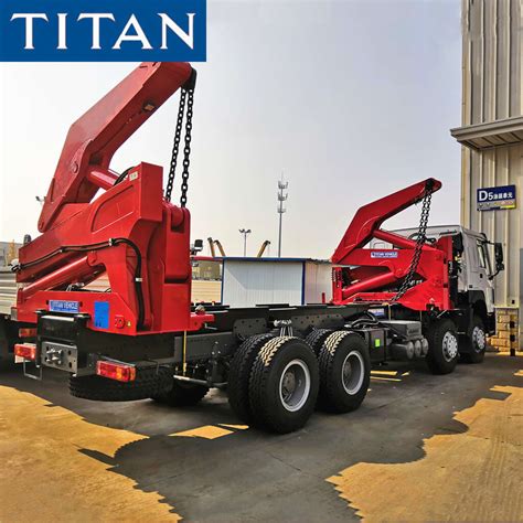 ft container side lifter trailer swing lift container truck