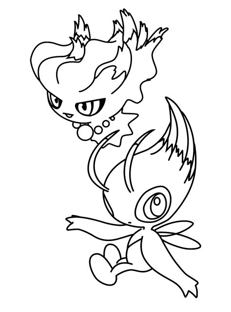 celebi coloring pages coloring pages