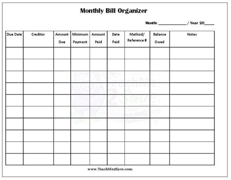 images  monthly bill organizer  pinterest pocket cards