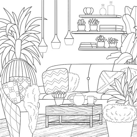 home decor coloring pages coloring pages