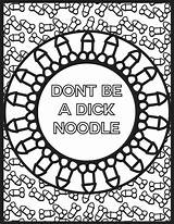 Adult Noodle Swear Sheets Eazy Alphabet sketch template