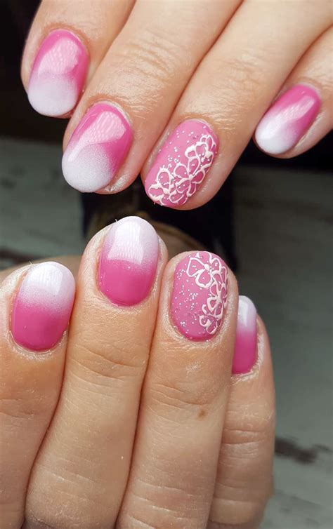 47 pretty pink nail art designs for beautiful ladies in