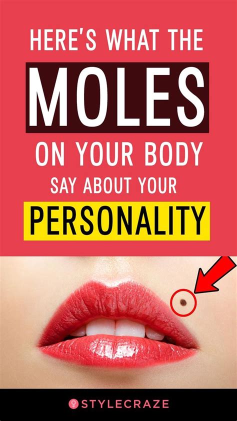 here is what the moles on your body say about your