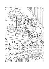 Barry Coloring Supermarket Benson Pages sketch template