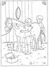 Pferde Kleurplaten Horses Reiterhof Auf Paarden Coloriage Kleurplaat Grooming Paard Ausdrucken Manege Reiten Colorbook Malvorlagen Worksheet Malen sketch template