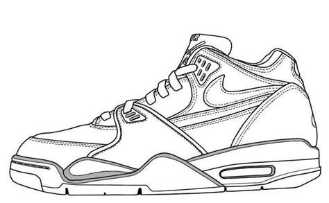 nike air max coloring page shoes sneakers sketch sneakers drawing nike