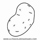 Colorear Patata Potato sketch template