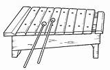 Marimba Instrumentos Musicales sketch template