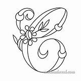 Embroidery Monogram Hand Alphabet Monograms Patterns Pages Coloring Embroidered Daisy Letras Mano Needlenthread Bordar Rings Letters Designs Bordado Para Needlework sketch template