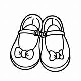 Sandals Slippers Bows Sandal 4kids sketch template