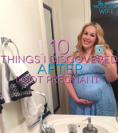 10 things i discovered after i got pregnant the vintage