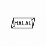 Halal Illustration sketch template