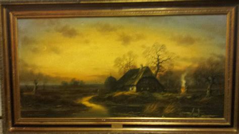 horst baumgart original oil painting  swinton manchester gumtree