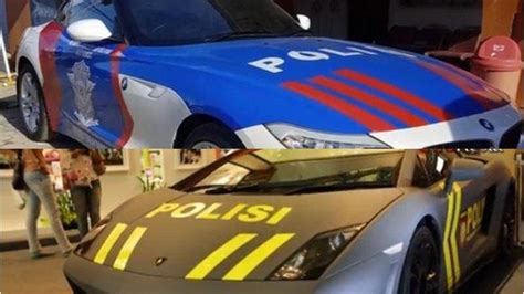 Deretan Mobil Dinas Polisi Indonesia Jenis Ferrari Bikin Heboh Saat