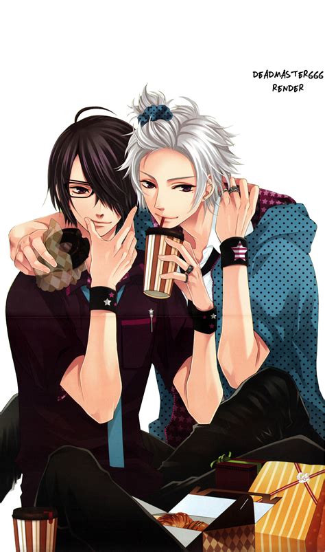 brothers conflict tsubaki and azusa render2 by