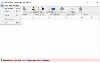 RoboMail Mass Mail Software screenshot #3