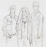 Vampire Diaries Sketchite sketch template