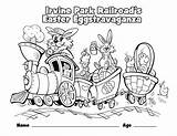 Coloring Park Irvine Railroad Easter Train Children Irvineparkrailroad Christmas Now 4th Grade California sketch template