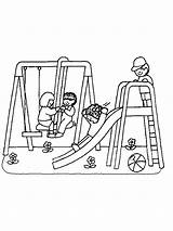 Playground Coloring Pages Printable sketch template