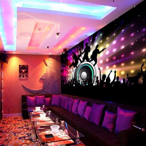 Beibehang Custom Music Rock Singing Bar Ktv Disco Nightclub Wall