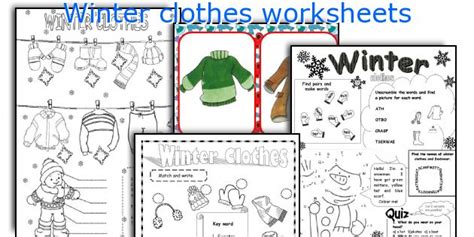 winter clothes lesson plan