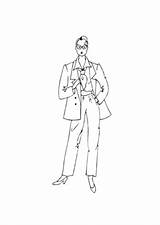 Anzug Ausdrucken Ausmalbild Ausmalen Topmodel Deutsche Pinnwand sketch template