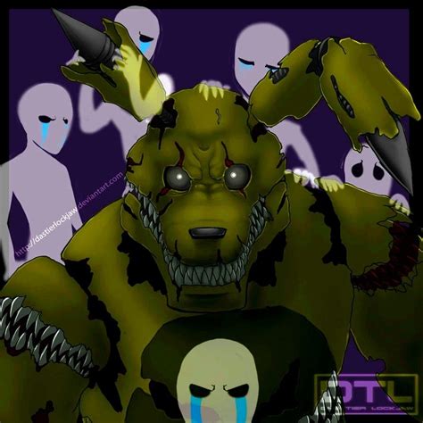 Pin By Julie Draw On A Lot Of G Fnaf C Springtrap Spring Bonnie
