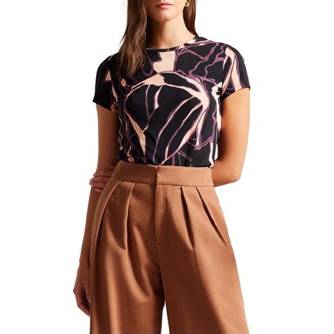ted baker ted chrissi print t ld31 nude pink house of fraser
