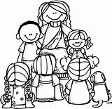 Lds Jesus Children Melonheadz Clipart Coloring Pages God Loves Child Clip Conference Kids General Prophecy Illustrating Father Christ Bible Transparent sketch template