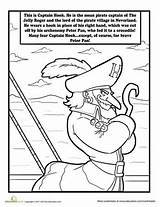 Captain Hook Pirate Coloring Worksheet Education Pages Color Pan Peter Worksheets Infamous Features Neverland Saltiest Choose Board Often sketch template