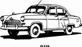 Gaz Volga Clipart Clip 1001freedownloads Car Vector Molumen Clker Large Old Cars 1546 Sketch Classic Dmca Complaint Favorite sketch template