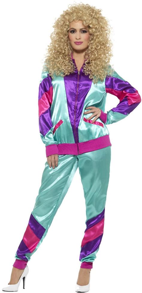fout trainingspak retro foute kleding party outfit dames heren