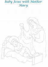 Mary Coloring Jesus Mother Resources Printable Pdf Open  Print Pages sketch template