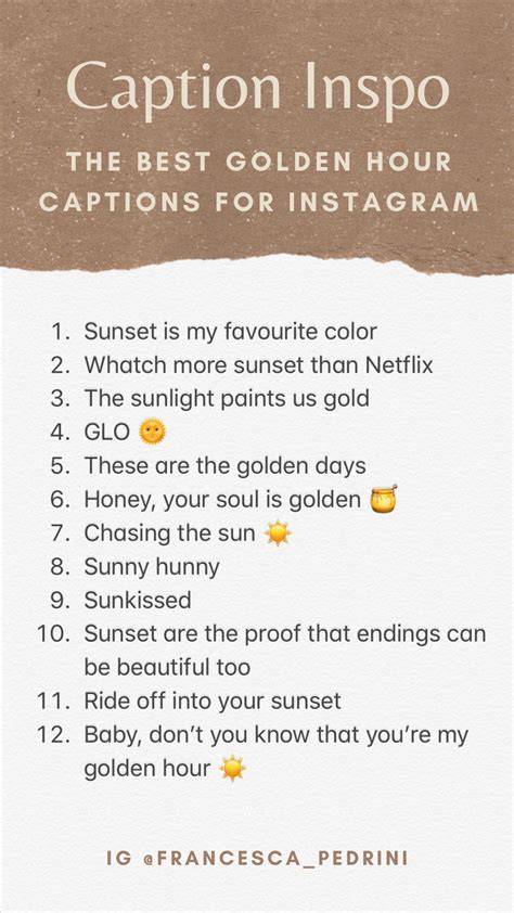 instagram captions sunset cute insta captions clever captions for