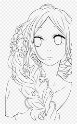Anime Coloring Color Pages Transparent Hard Vhv sketch template