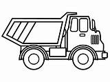 Coloring Dump Pages Truck Bestofcoloring sketch template