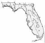 Florida Drawing Map Maps 1872 Fcit Usf sketch template