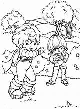 Coloring Rainbow Brite Pages Sheets Colouring sketch template
