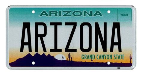 turns  arizona license plates gray