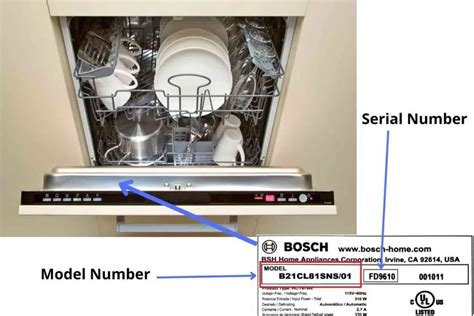 bosch dishwasher find    steps