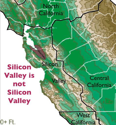 silicon valley map