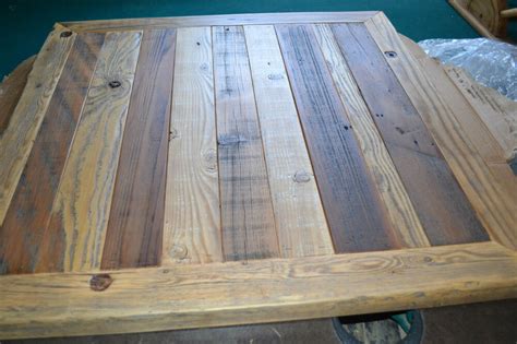 reclaimed barn wood table top  urban rustic