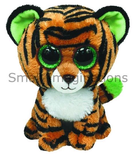 stripes  tiger ty beanie boos buddy boo plush soft toy