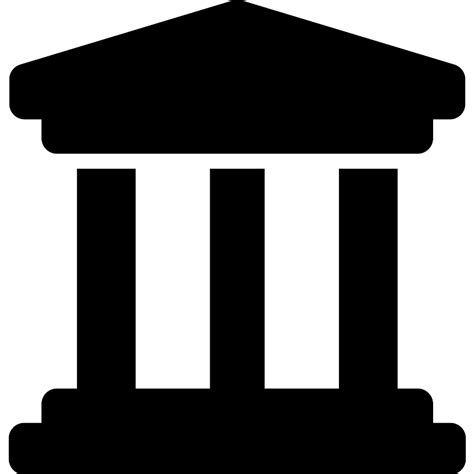 bank symbol vector svg icon svg repo