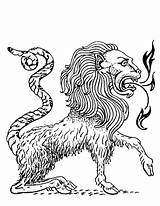 Chimera Coloring Pages Getcolorings sketch template