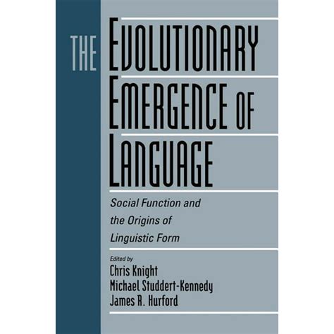 evolutionary emergence  language social function