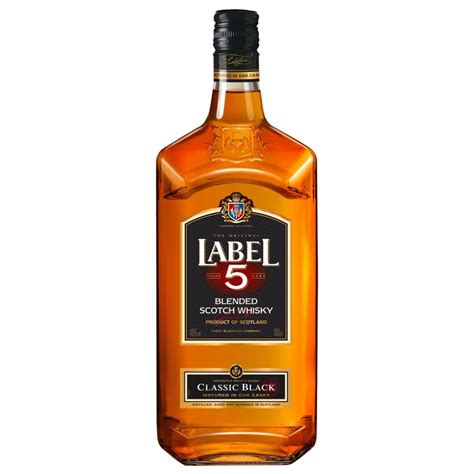 whisky label  blend