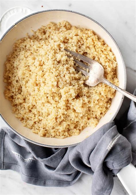 cook fluffy quinoa recipe love  lemons