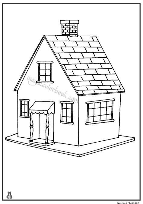 home archives magic color book house colouring pages house