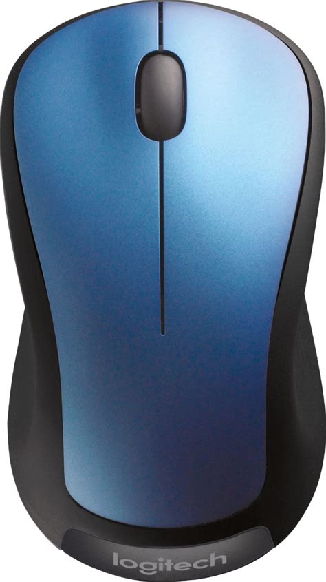 logitech  wireless optical mouse peacock blue    buy